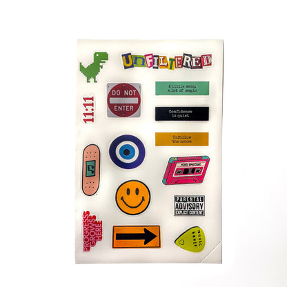 Unfiltered Vibes Sticker Pack
