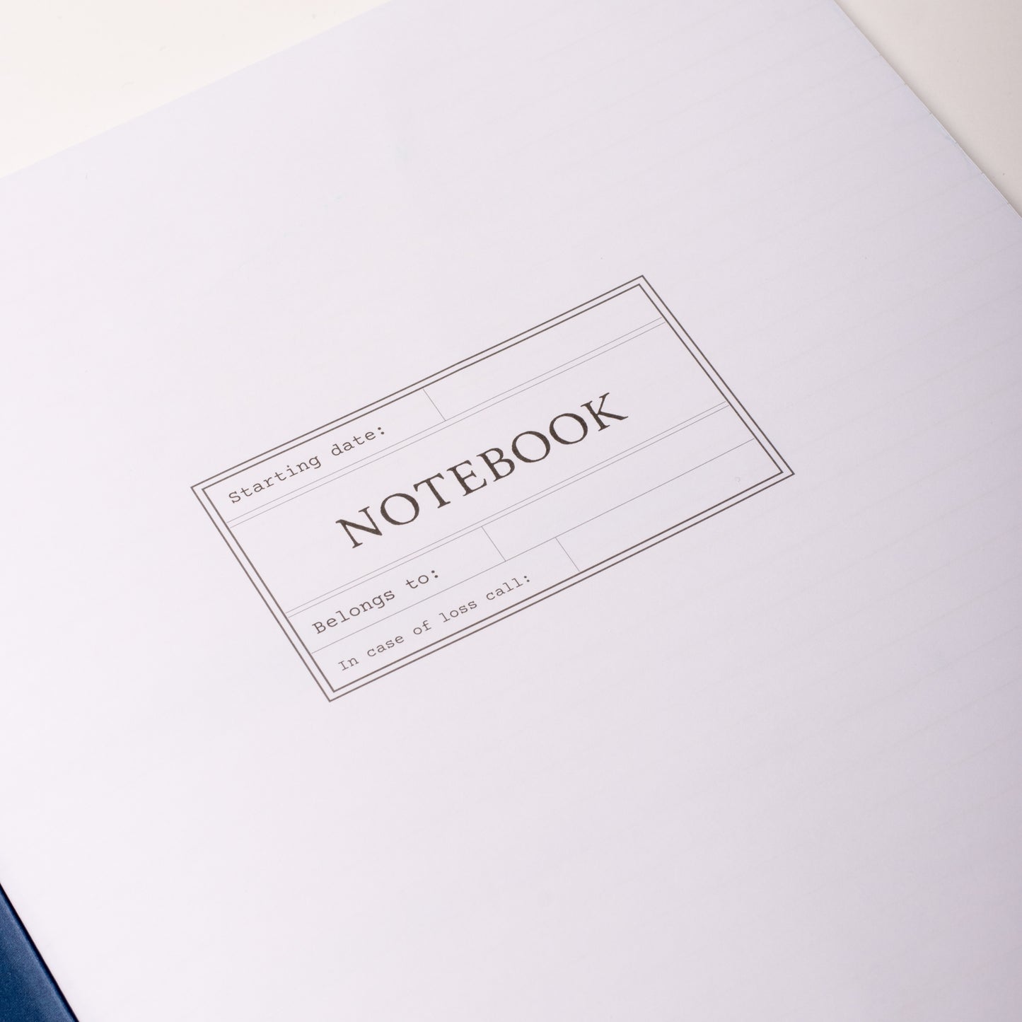 Notebook Value Set